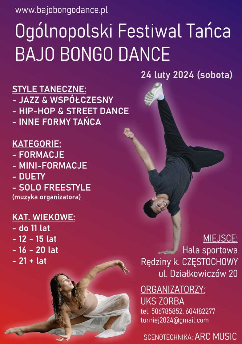 Ogólnopolski Festiwal Tańca BAJO BONGO DANCE