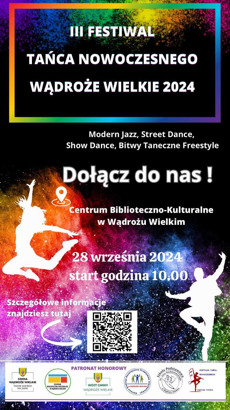 III Festiwal Tańca Nowoczesnego Wądroże Wielkie 2024