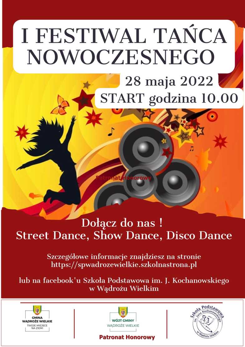 I Festiwal Tańca Nowoczesnego Wądroże Wielkie 2022